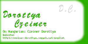 dorottya czeiner business card